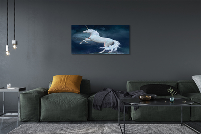 Fototryck canvas Unicorn planet himmel