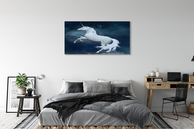 Fototryck canvas Unicorn planet himmel