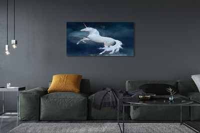 Fototryck canvas Unicorn planet himmel