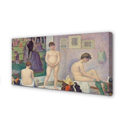 Foto till canvastavla Modeller - Georges Seurat