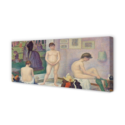 Foto till canvastavla Modeller - Georges Seurat