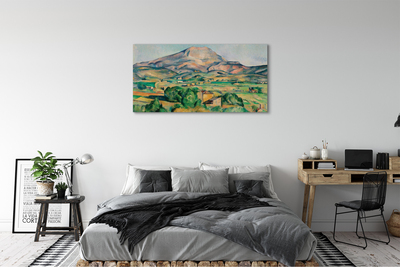 Fototryck canvas Mount St. Victoria - Paul Cézanne