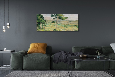 Bild på canvas Mount Saint Victoria and the Arc Valley Viaduct - Paul Cézanne