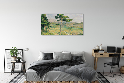 Bild på canvas Mount Saint Victoria and the Arc Valley Viaduct - Paul Cézanne