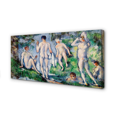 Bild canvas Badgäster - Paul Cézanne