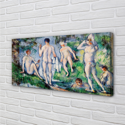 Bild canvas Badgäster - Paul Cézanne