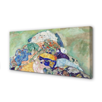 Canvastavla Baby (vagga) - Gustav Klimt