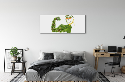 Fototryck canvas Grönsaksfigur