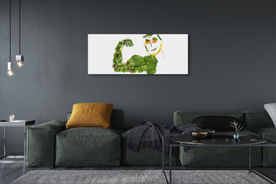 Fototryck canvas Grönsaksfigur