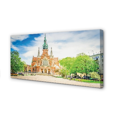 Bild på duk Krakow katedral