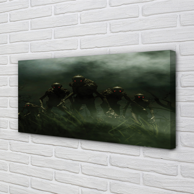 Canvas bild Zombie moln