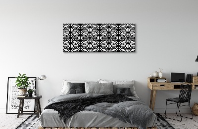 Fototryck canvas Blommigt geometriskt mönster