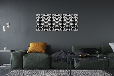 Fototryck canvas Blommigt geometriskt mönster