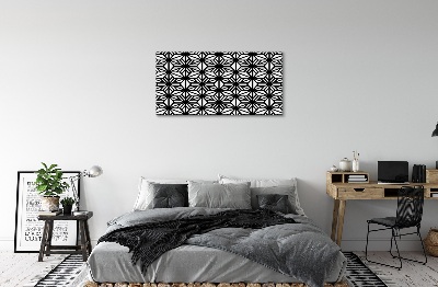 Fototryck canvas Blommigt geometriskt mönster