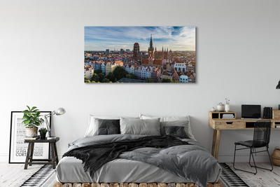 Bild canvas Gdańsk Panoramakyrka