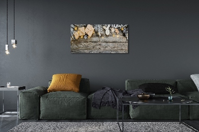 Bild på canvas Kvistar presenter kottar