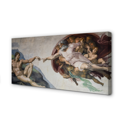 Foto till canvastavla Skapelsen av Adam - Michelangelo