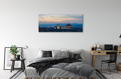 Canvas bild Italien katedral panorama natt