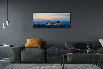 Canvas bild Italien katedral panorama natt