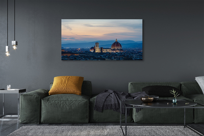 Canvas bild Italien katedral panorama natt