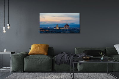 Canvas bild Italien katedral panorama natt