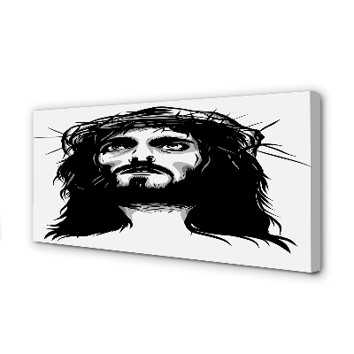 Foto på canvas Jesus illustration