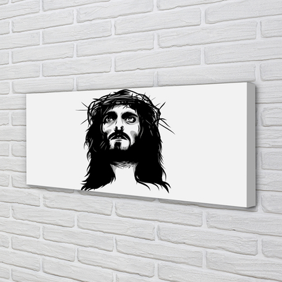 Foto på canvas Jesus illustration