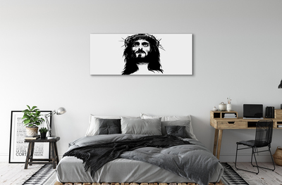 Foto på canvas Jesus illustration