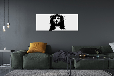 Foto på canvas Jesus illustration