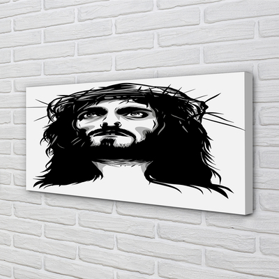 Foto på canvas Jesus illustration