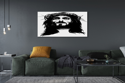 Foto på canvas Jesus illustration