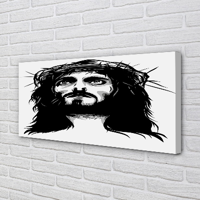 Foto på canvas Jesus illustration