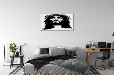 Foto på canvas Jesus illustration