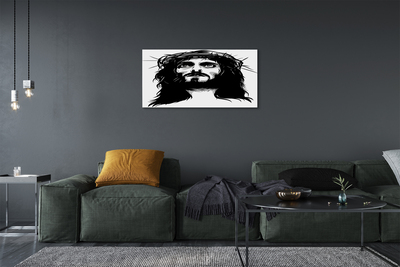 Foto på canvas Jesus illustration