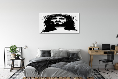 Foto på canvas Jesus illustration