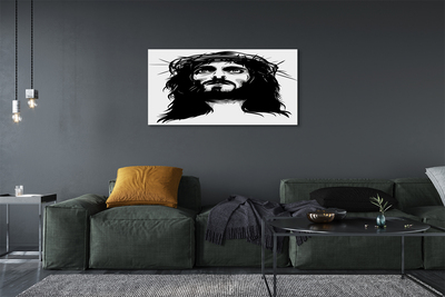 Foto på canvas Jesus illustration