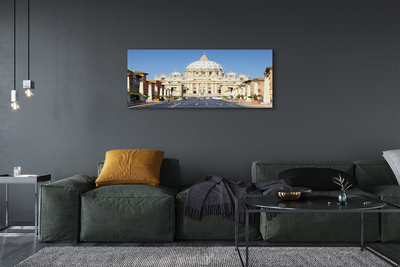 Fototryck canvas Rom katedral gatorna byggnader