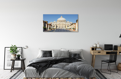 Fototryck canvas Rom katedral gatorna byggnader