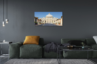 Fototryck canvas Rom katedral gatorna byggnader