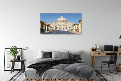 Fototryck canvas Rom katedral gatorna byggnader