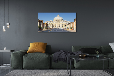 Fototryck canvas Rom katedral gatorna byggnader