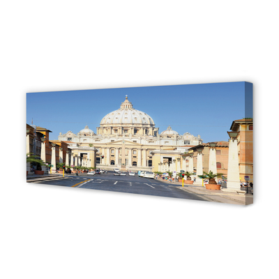 Fototryck canvas Rom katedral gatorna byggnader