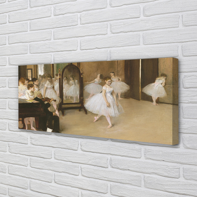 Fototryck canvas Danslektion - Edgar Degas