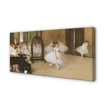 Fototryck canvas Danslektion - Edgar Degas