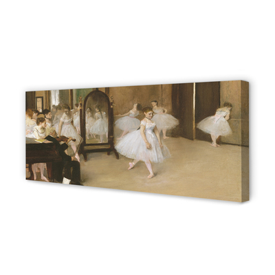 Fototryck canvas Danslektion - Edgar Degas