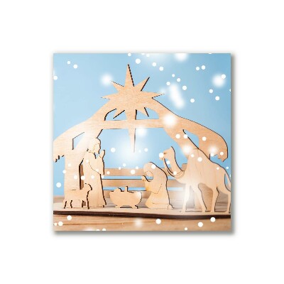 Canvas bild Holy Winter Stable