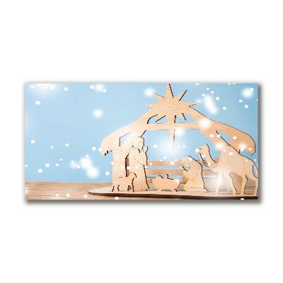 Canvas bild Holy Winter Stable