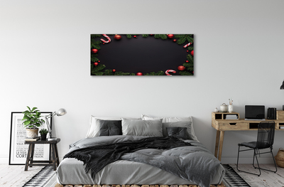 Canvas bild Kvistar grannlåt klubbor