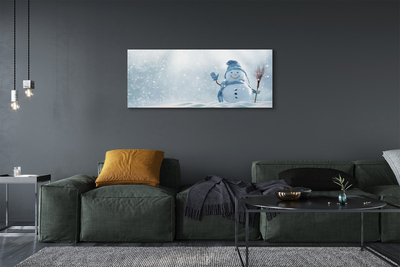 Fototryck canvas Snögubbe snö