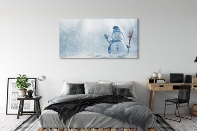 Fototryck canvas Snögubbe snö